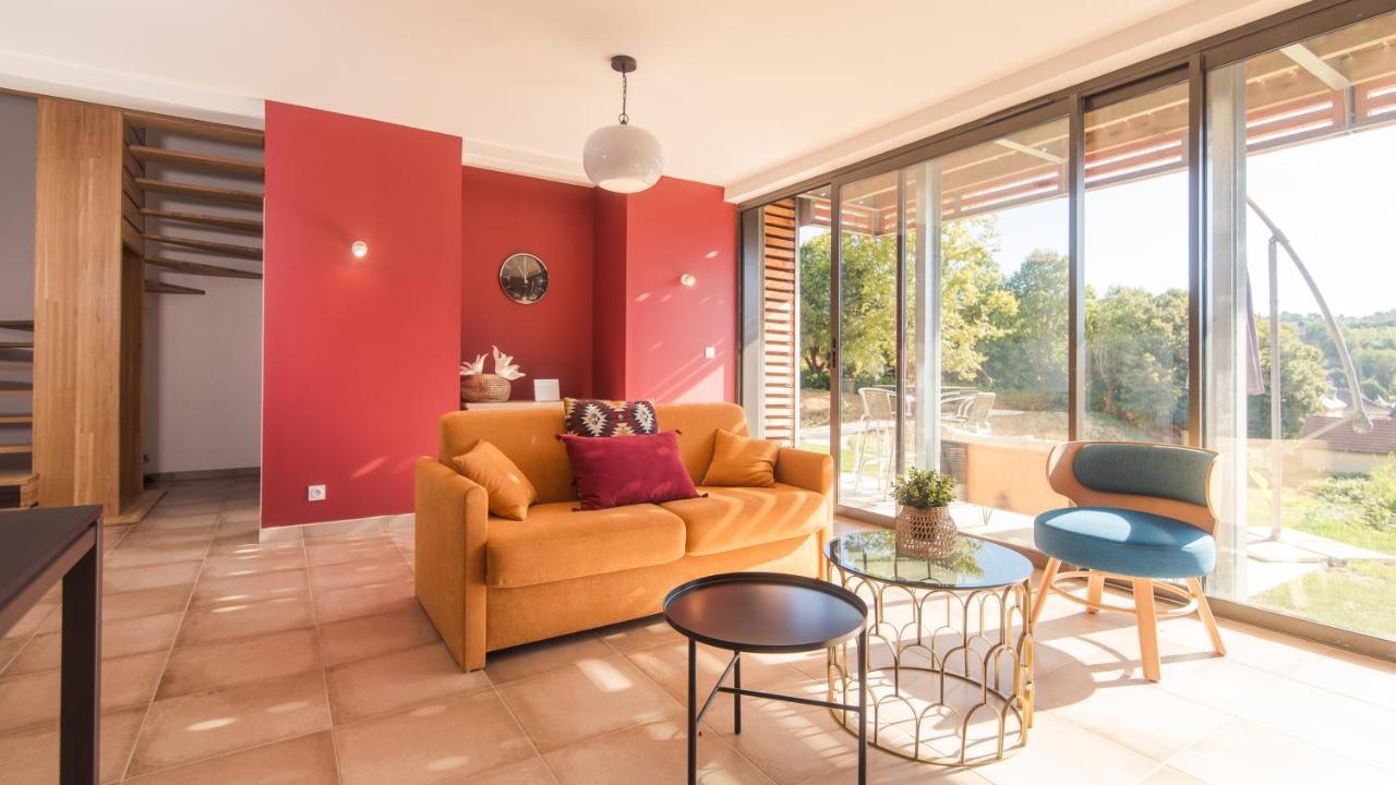 Villa Belle Vue avec Jacuzzi Privatif Sarlat Extérieur photo
